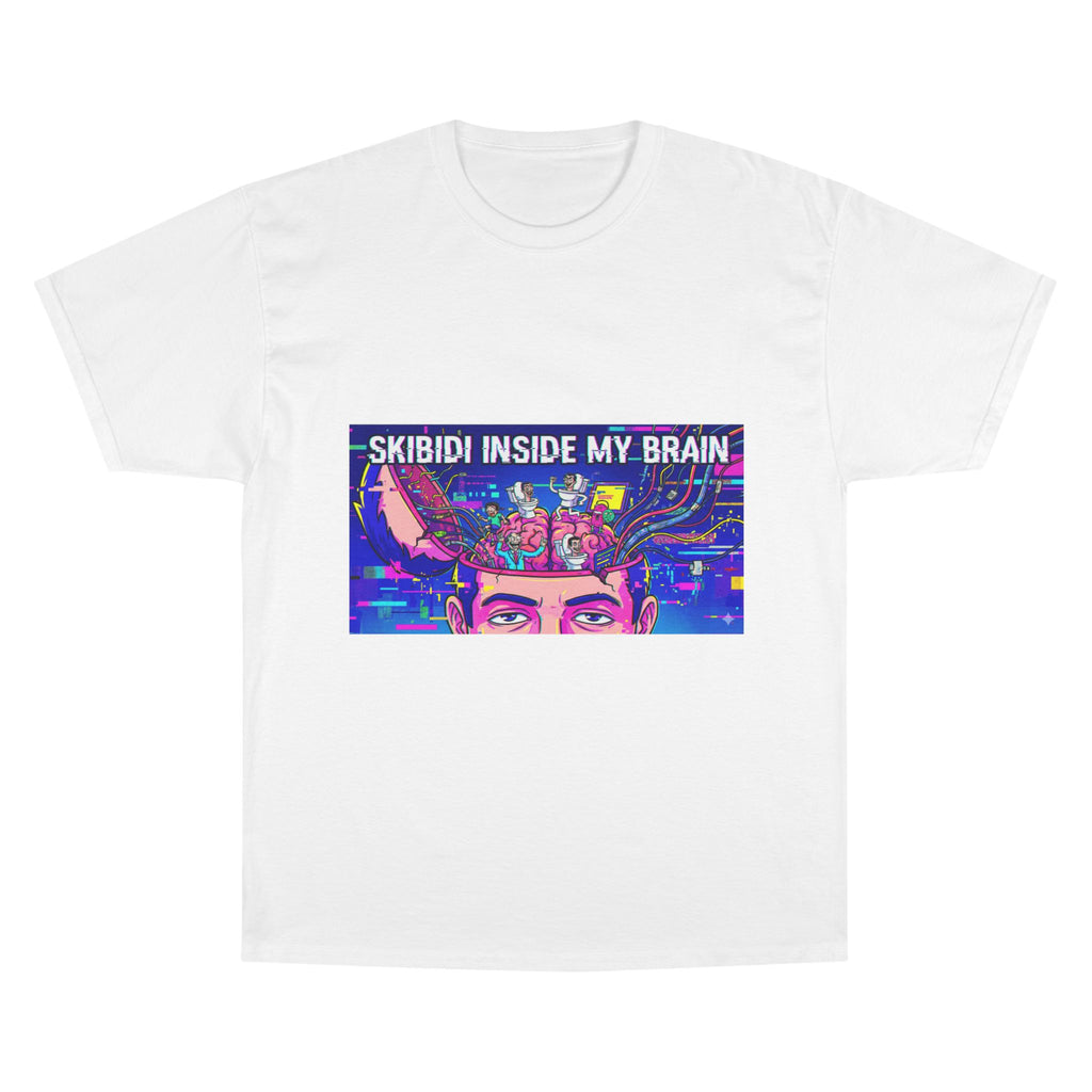 Camiseta "Skibidi Inside My Brain" - Estética Brainrot Gen Alpha