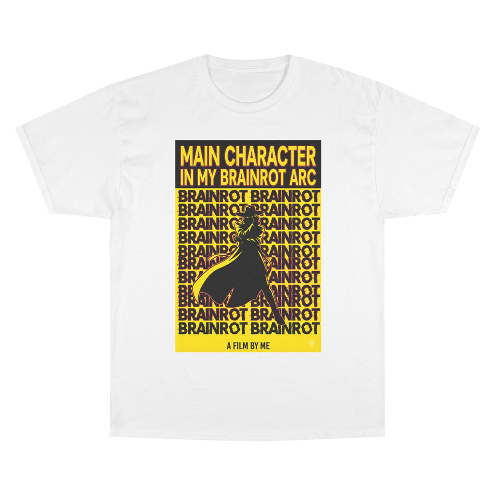 Camiseta "Main Character in my Brainrot Arc" - Estilo Póster Noir Retro