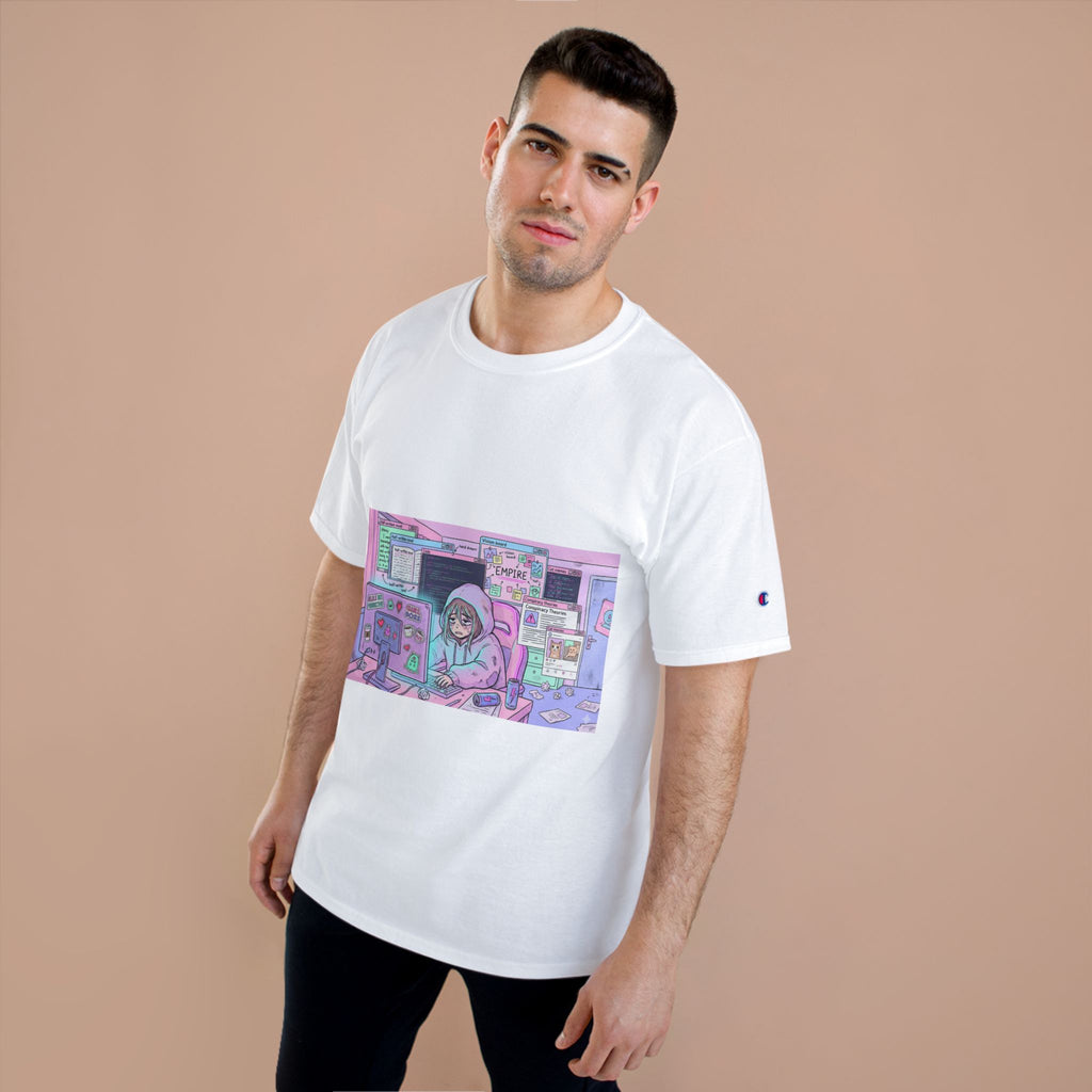 Camiseta "Lofi Digital Grind" - Estética Aesthetic Pastel Brainrot
