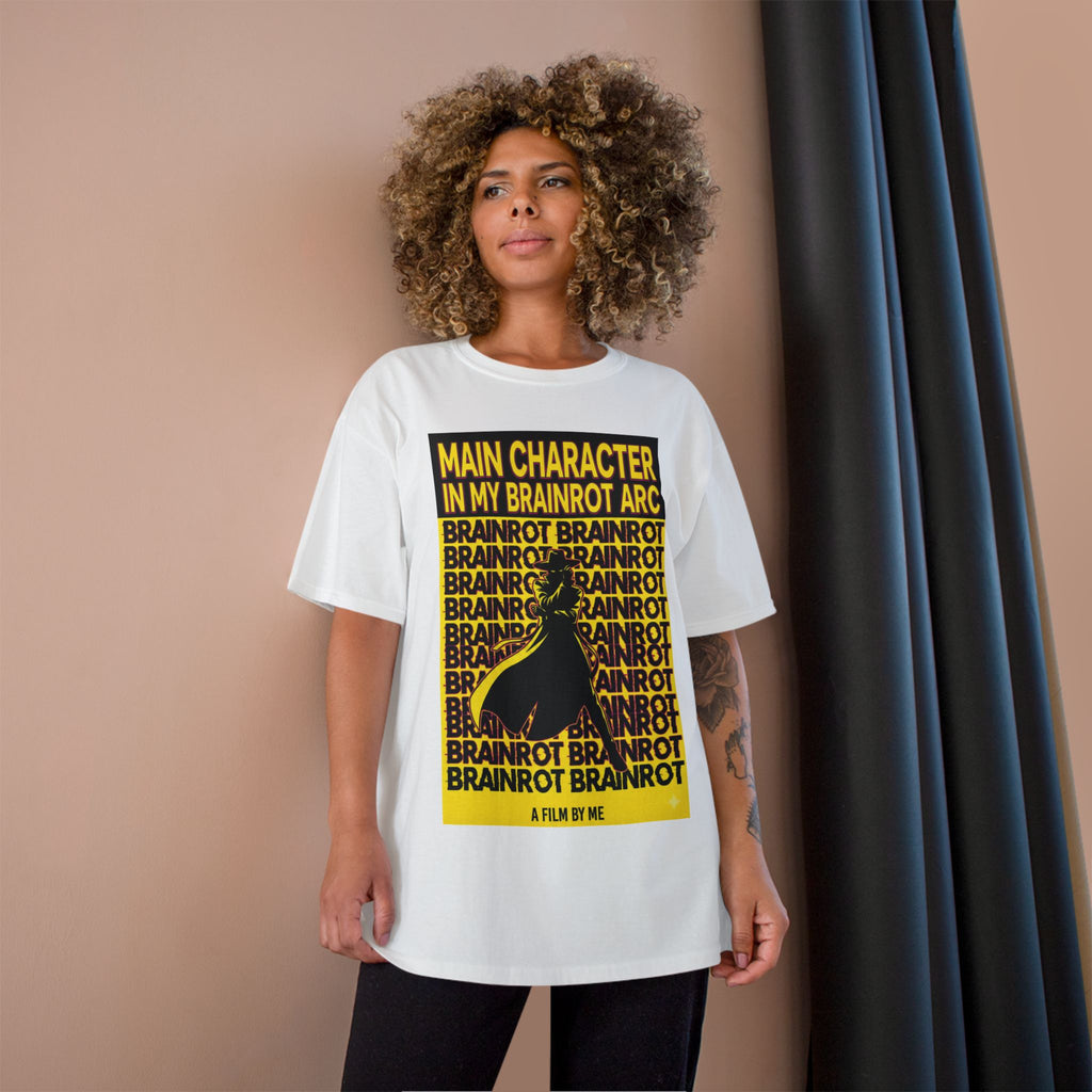 Camiseta "Main Character in my Brainrot Arc" - Estilo Póster Noir Retro