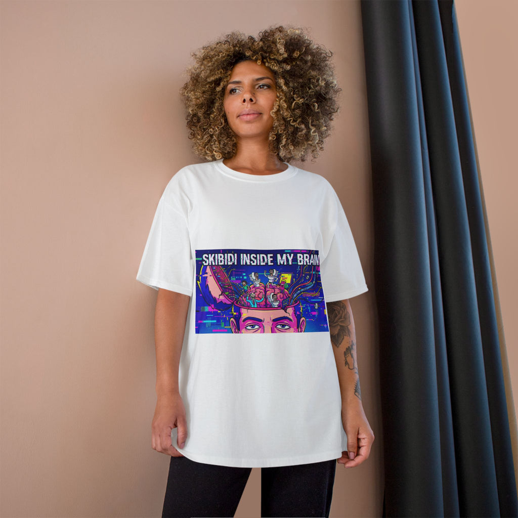 Camiseta "Skibidi Inside My Brain" - Estética Brainrot Gen Alpha