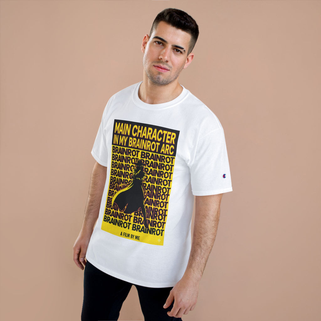 Camiseta "Main Character in my Brainrot Arc" - Estilo Póster Noir Retro
